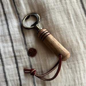 Handmade Bottle Opener - Hardwood - Hand Turned - Christmas Gift
