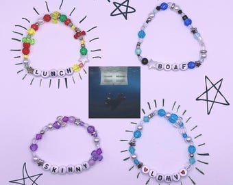 Braccialetti ispirati a Billie Eilish, album Hit Me Hard and Soft, braccialetti, 4 pezzi
