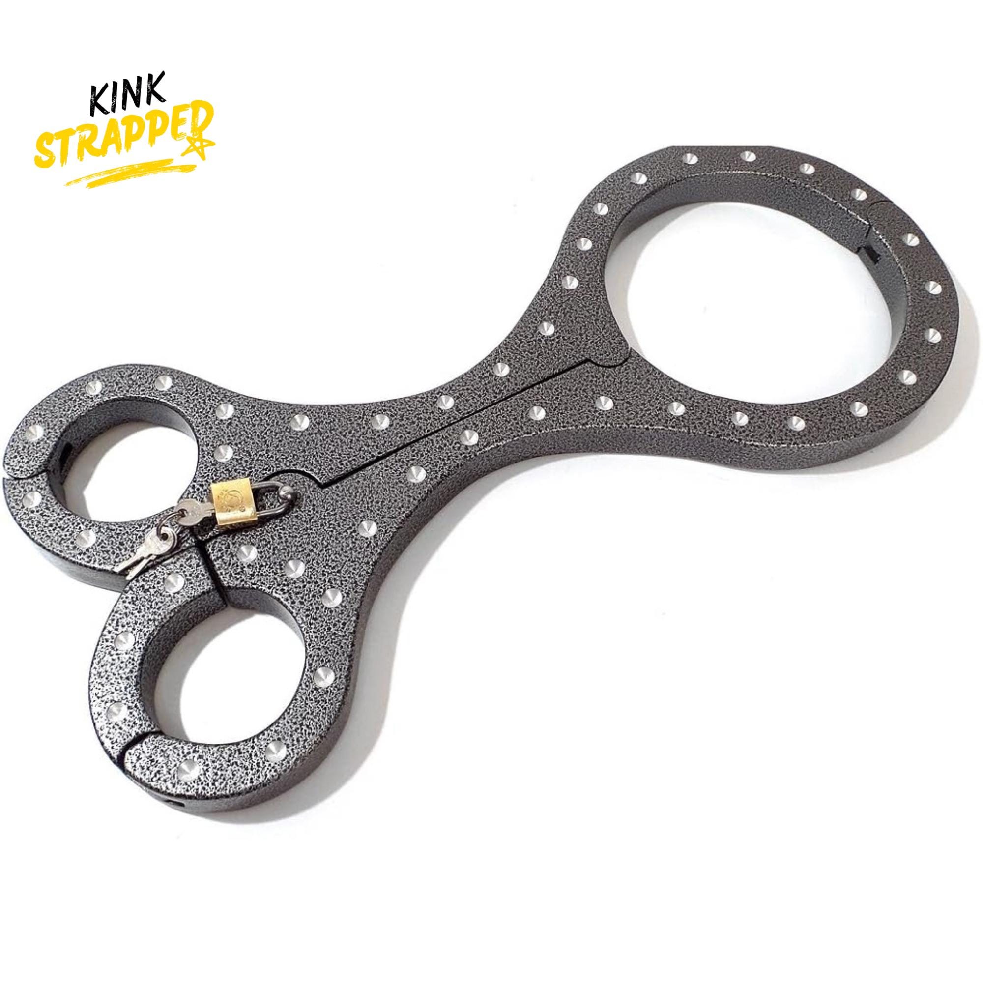 Heavy Duty Shrews Fiddle Aluminum Collar and Handcuff