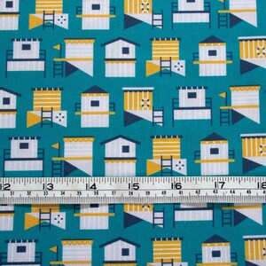 Sunkissed Beach Hut fabric by the half yard by LEMONNI x FIGO Fabrics image 2