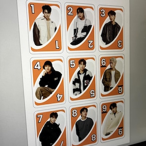 ZB1 UNO Karten,zerobaseone,zerobase1, zb1, k-pop uno, kpop, uno