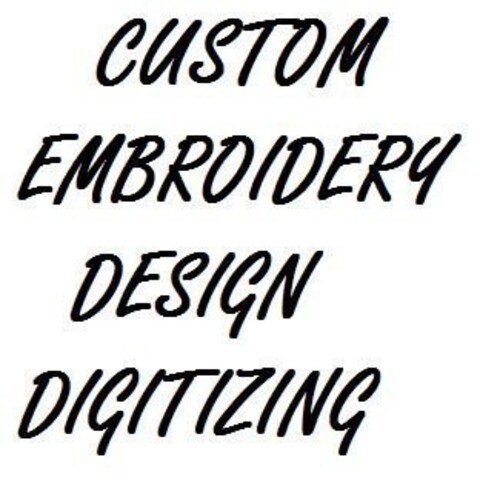 CUSTOM EMBROIDERY DESIGN Digitizing Etsy