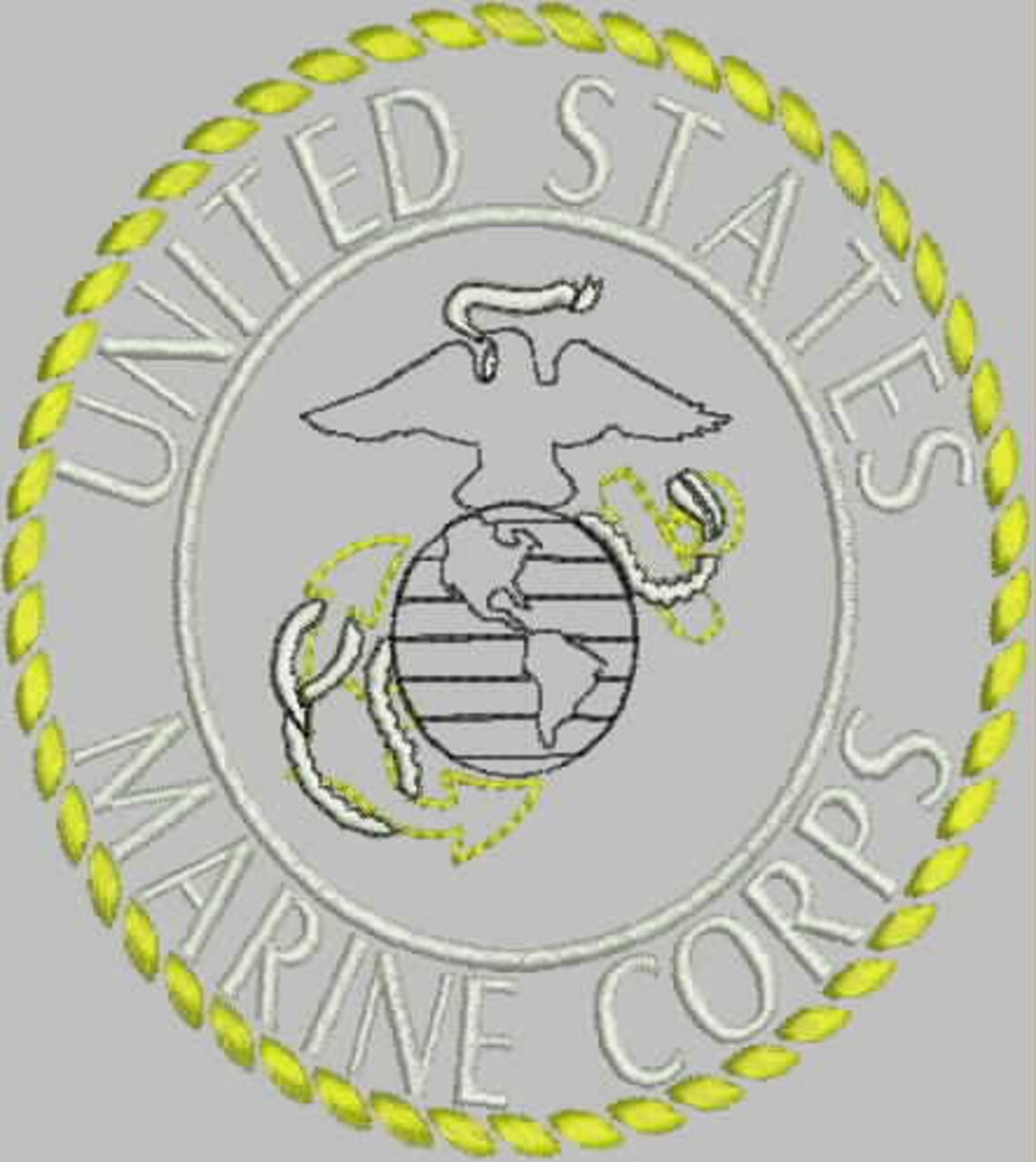 Military Seals Outlines Digitized Embroidery Files Collection | Etsy