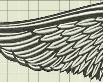 Angel Wing Digitized Embroidery Design Files