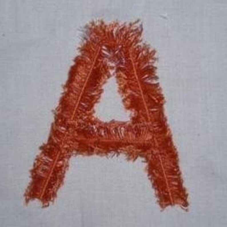 Fringe Alphabet Embroidery Designs Files Etsy