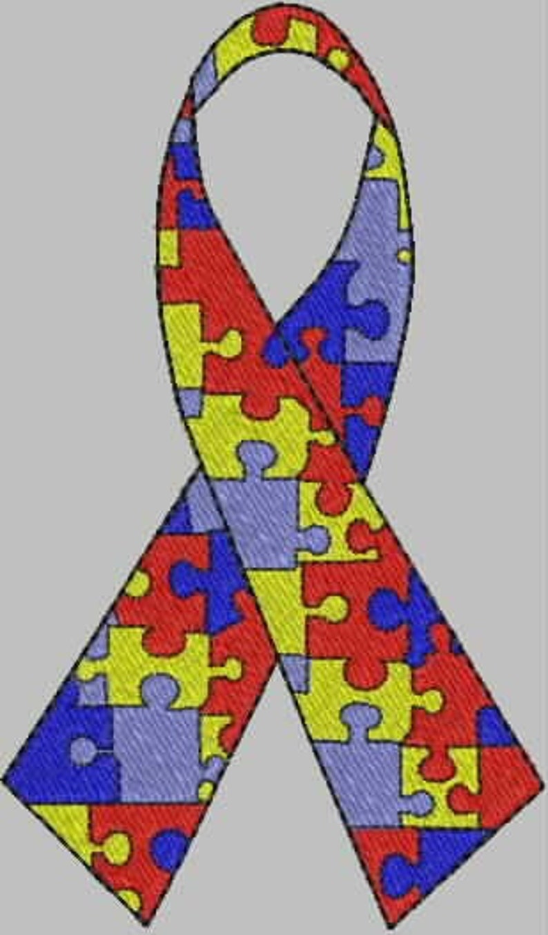 Ribbons of Awareness Machine Embroidery Design Files - Etsy