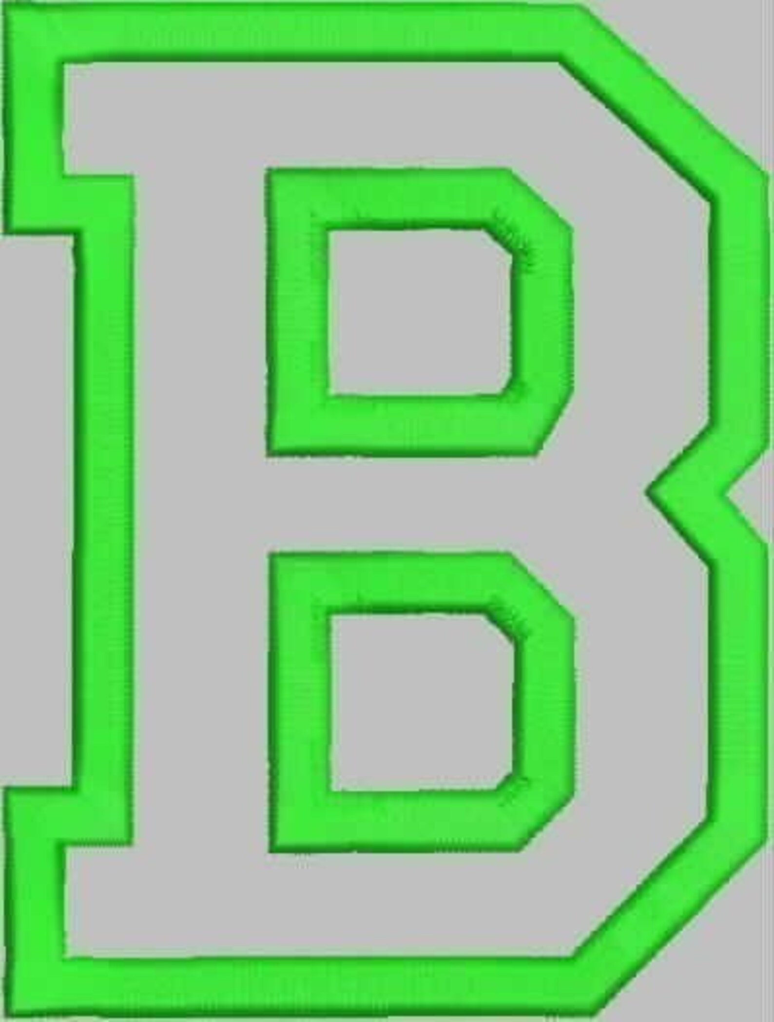 College Letters Applique Embroidery Design Files Collection Etsy