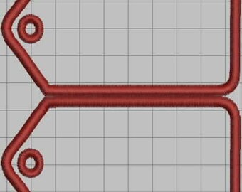 Tag In-The-Hoop Embroidery Design Files