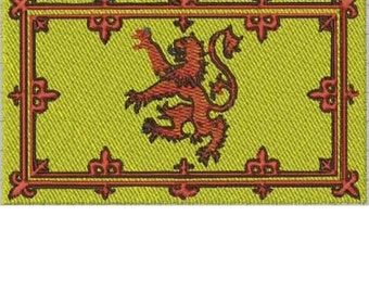 Scottish Rampant Lion Digitized MachineEmbroidery Design Files