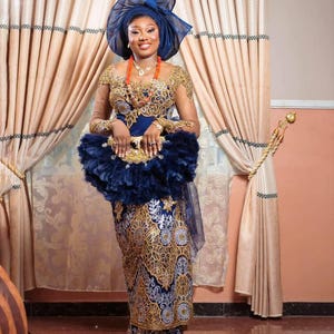 African Corset Lace wedding dress, African  women corset attire, African Corset prom dress, African engagement dress, African  wedding wear