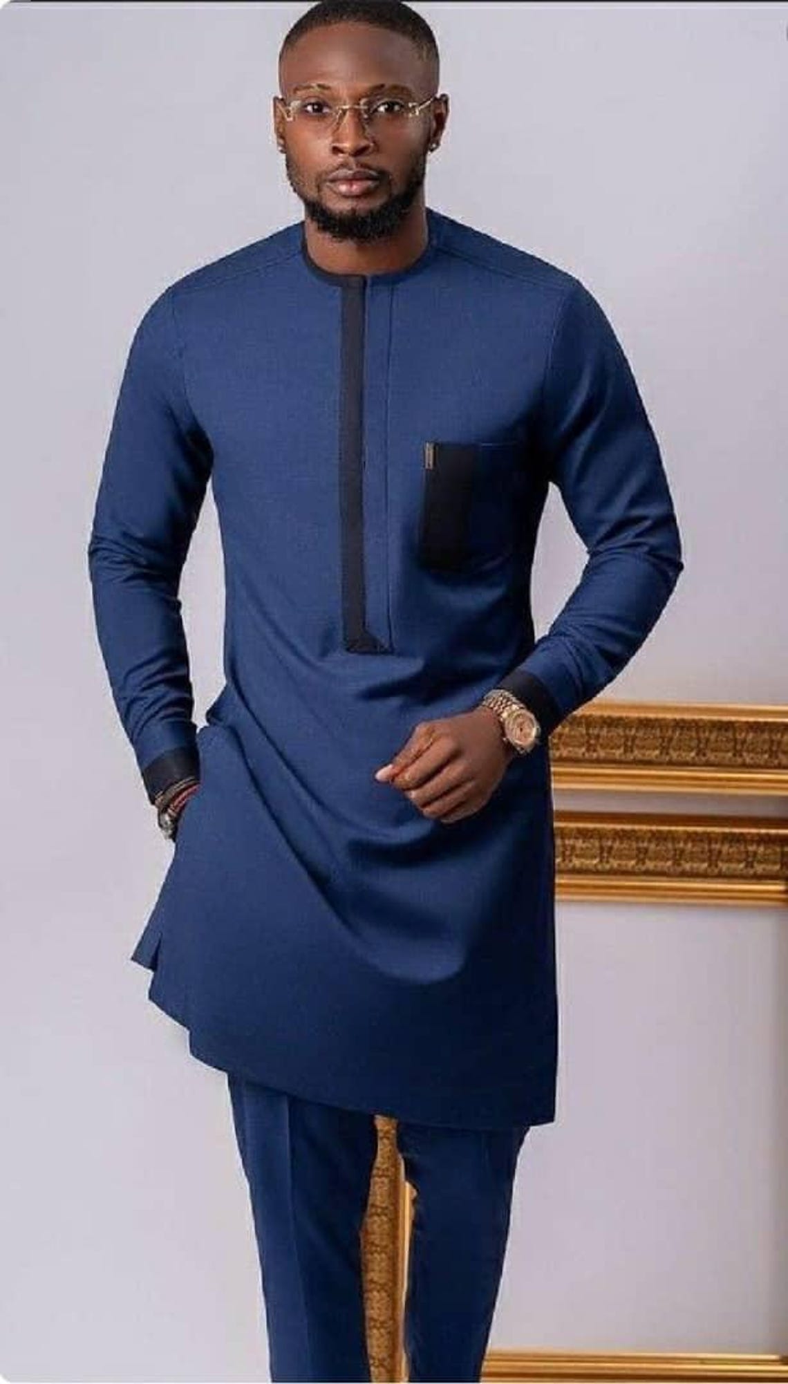 African Men's Senator up and Down,african Wedding Attire, African Men's ...