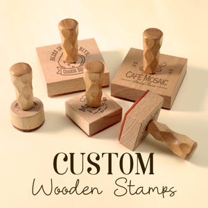 Individueller Logo Stempel - Personalisierter Business Stempel, Verpackungsstempel, Bücher Stempel, Branding Stempel, Hochzeitsstempel, Geschenk für Geschäftsinhaber