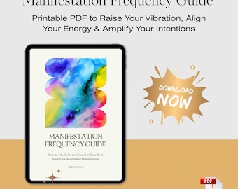 Manifestation Sound Healing Guide: Frequency Ritual (PDF Printable)