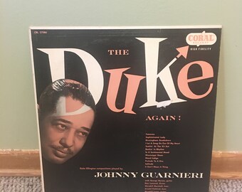 The Duke Again Johnny Guarnieri Record Album Duke Ellington