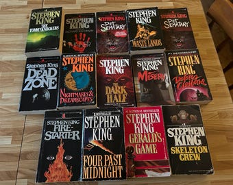 Collection of 14 Stephen King Paperback Books
