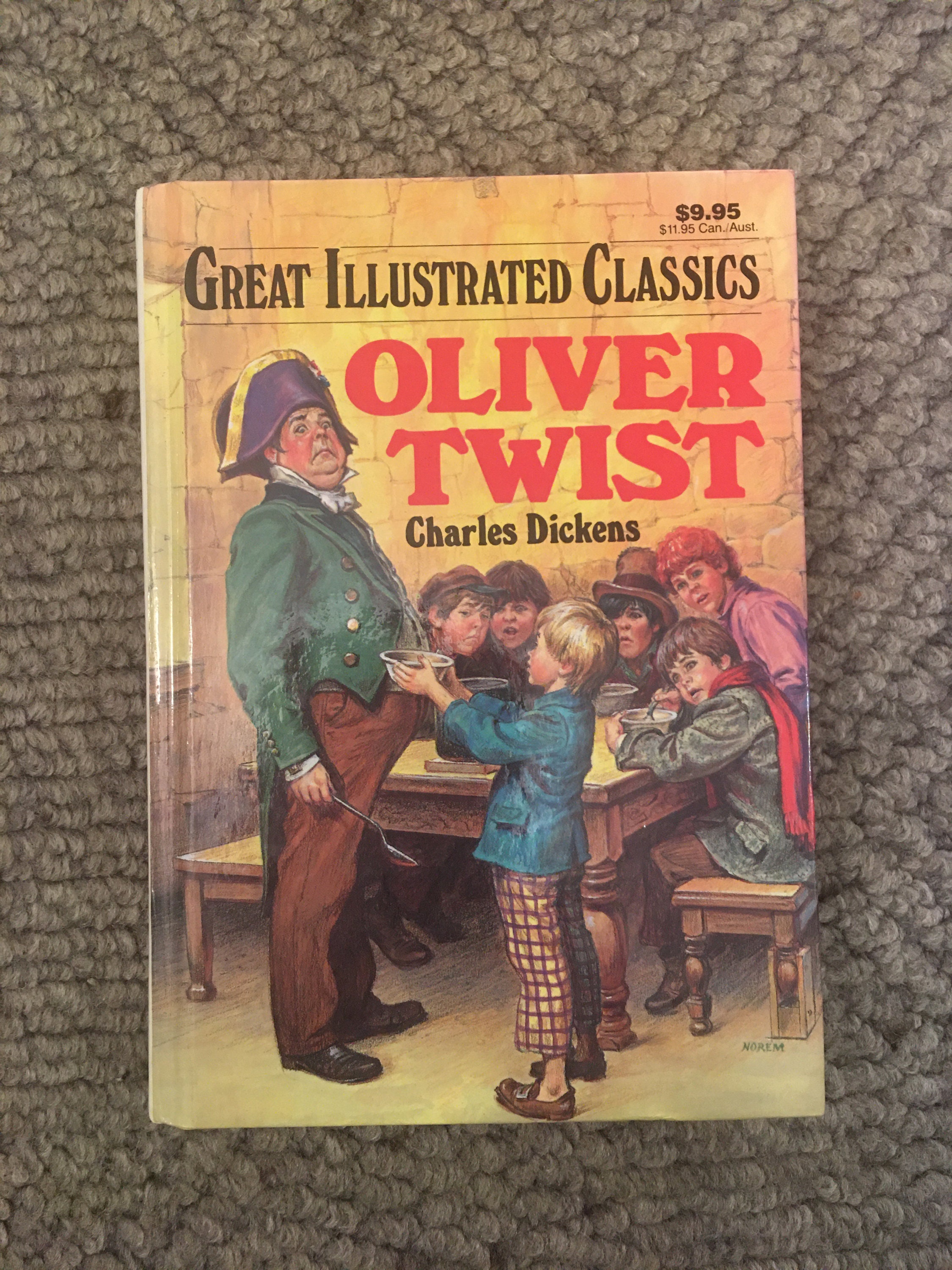 Vintage 1970s 'oliver Twist' Hardback Book by Charles 