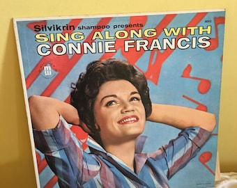 Sing Along With Connie Francis Record Album NEAR MINT condition