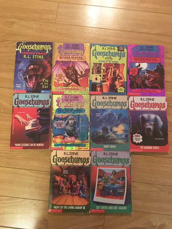 10 R.L. Stine Goosebumps Book Collection #2 - Etsy