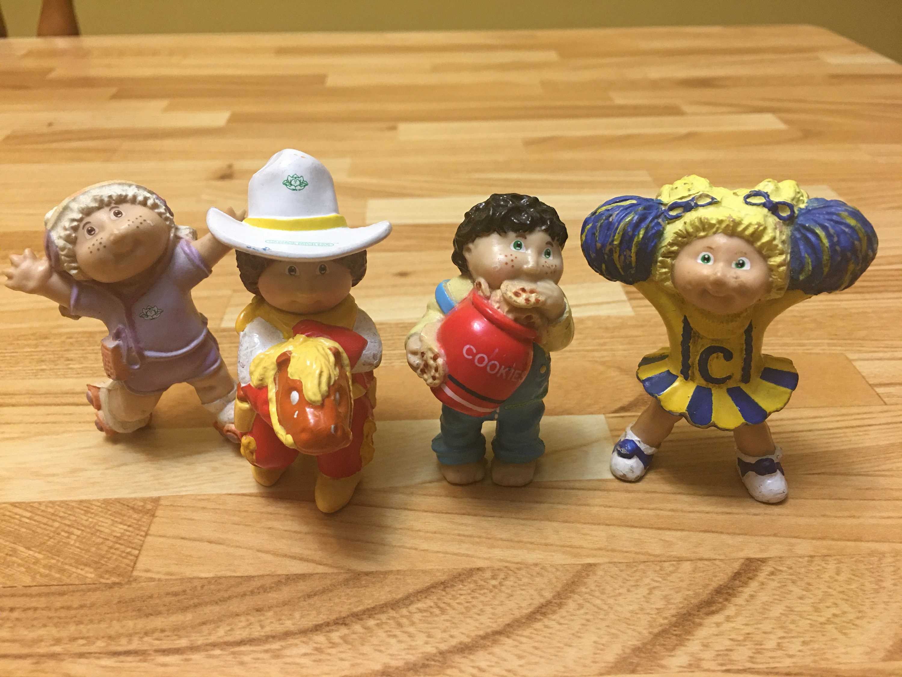 4 Vintage Kohl Aufnaher Kinder Puppenfiguren Etsy