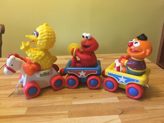 sesame street train set