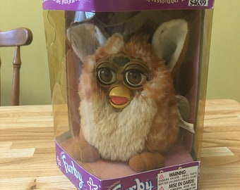 Vintage Brown Furby Electronic Toy 1999 Model 70-800 in box #2