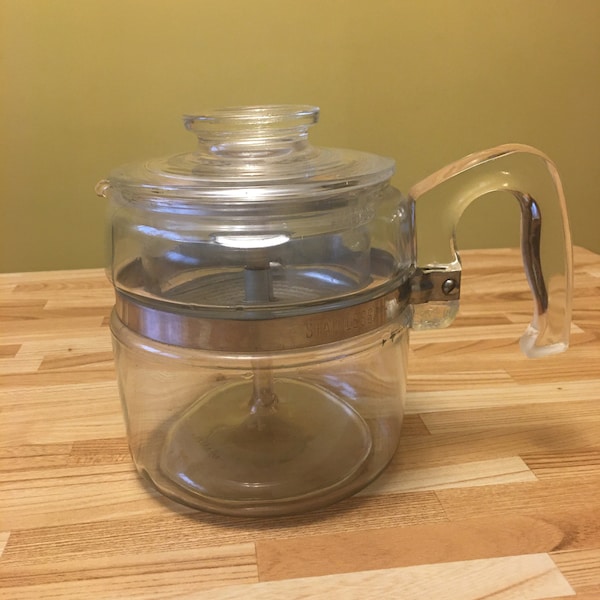 Pyrex Coffee Pot Etsy