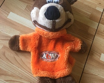 Vintage A & W Bear Hand Puppet