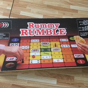Vintage Rummy Rumble Board Game Card Game