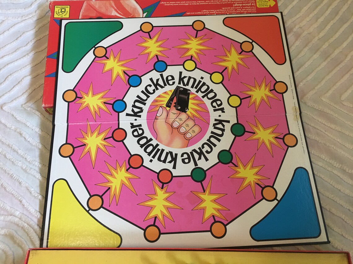 Knuckle Knipper Board Game 1979 Etsy