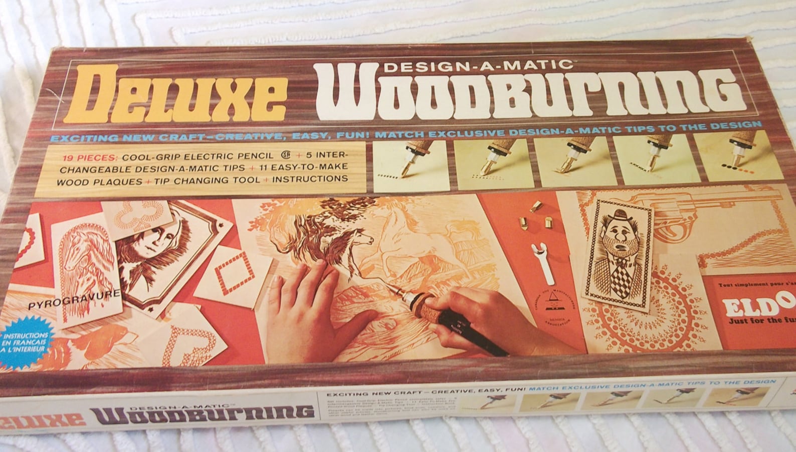 Vintage Deluxe Woodburning Designamatic Set Wood Burning Etsy