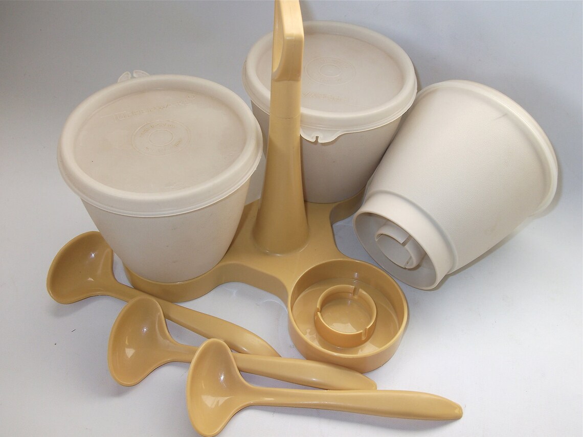 Vintage Tupperware Condiment Tupperware Caddy Etsy
