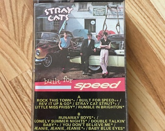 Stray Cats Built for Speed Cassette Tape