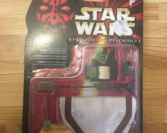 Vintage Star Wars Episode 1 Tatooine Accessory Set SEALED on CARD