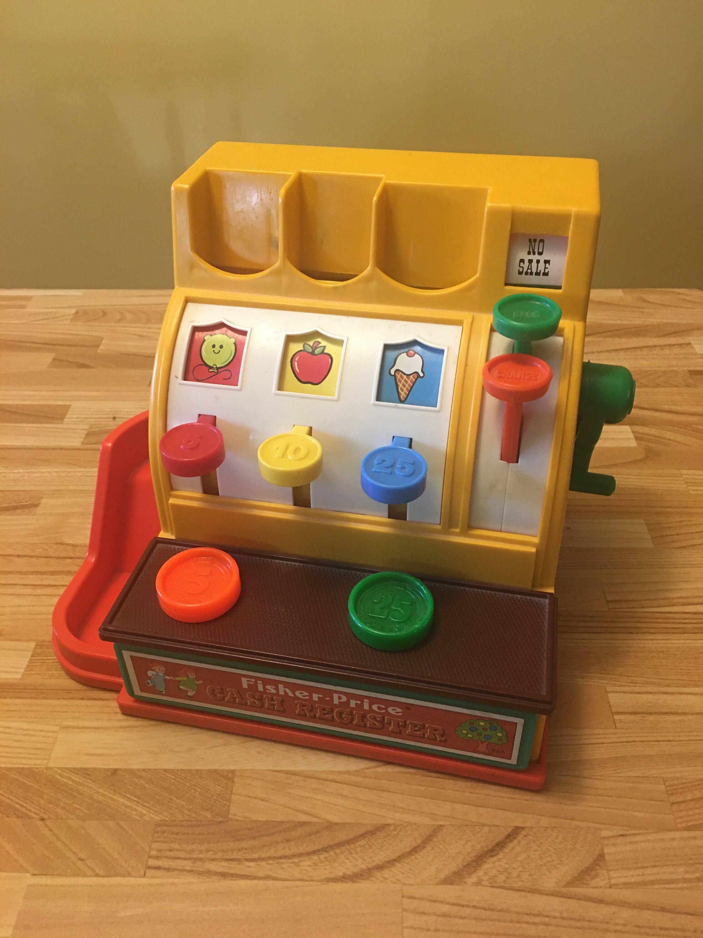 Vintage Fisher Price Cash Register With Coins 2 - Etsy