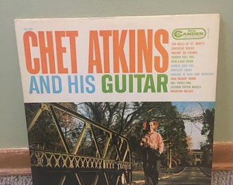 Chet Atkins and His Guitar Record Album Vinyl