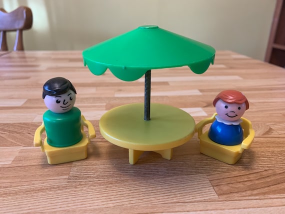 Vintage fisher price table and chairs sale