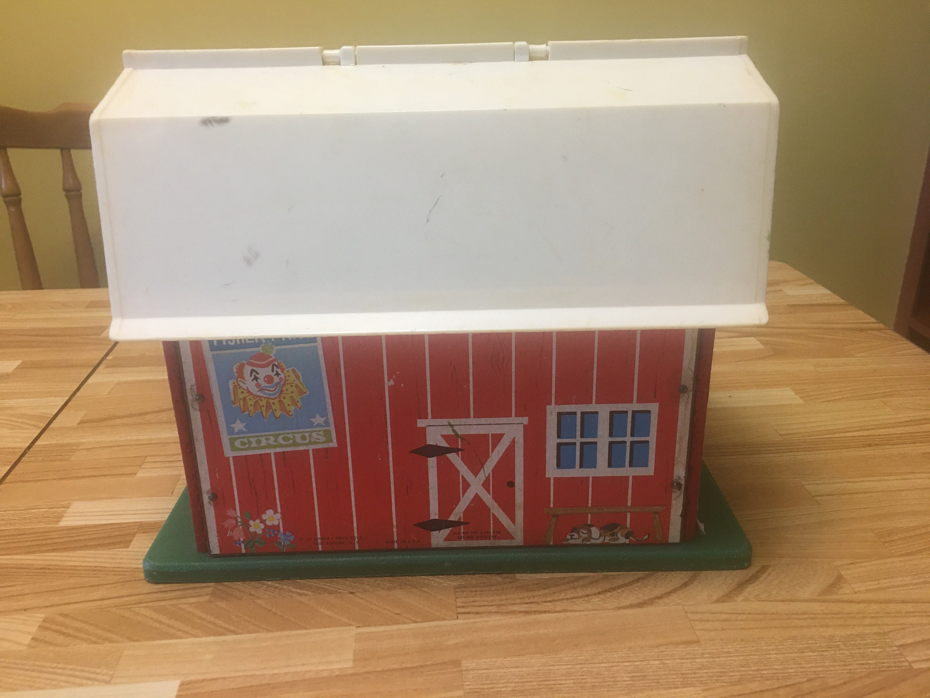 Vintage Fisher Price Barn Farm Little People Animales Ninos Playset 2 Etsy Mexico