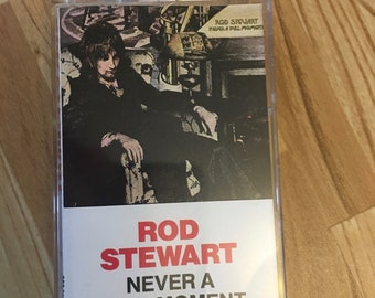 Rod Stewart Never a Dull Moment Cassette Tape