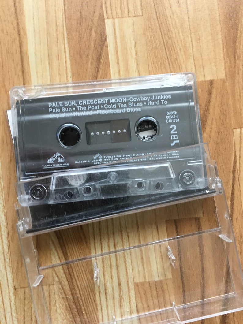 Cowboy Junkies Cassette Tape Pale Sun Crescent Moon Etsy