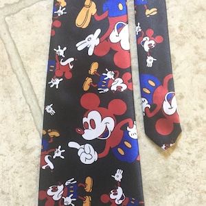 Vintage Mickey Mouse  Disney Neck Tie Necktie
