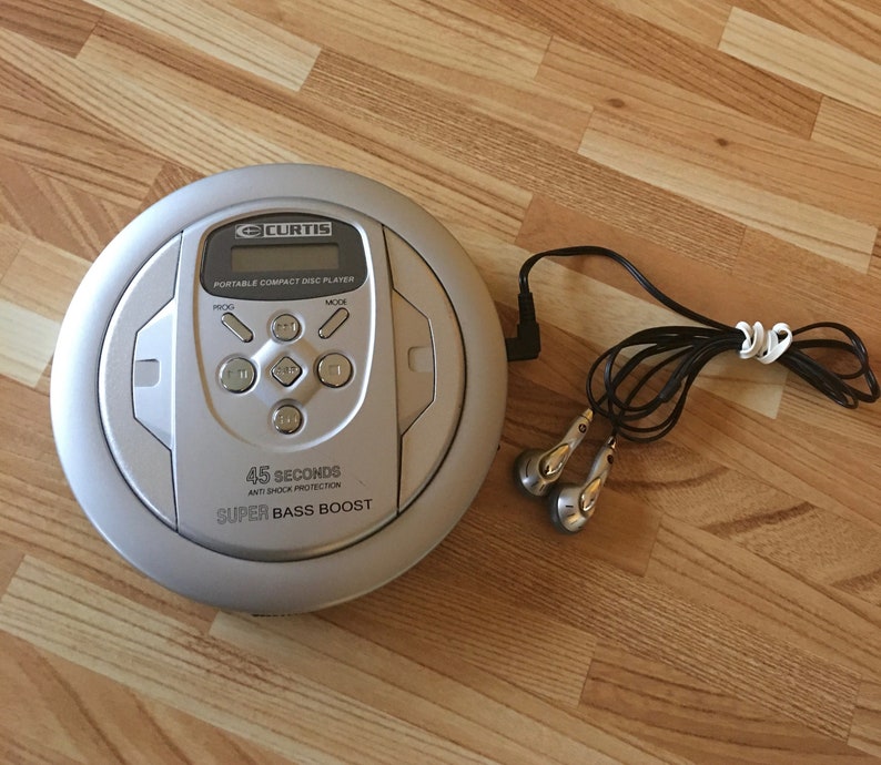 Vintage Curtis Portable CD Compact Disc Player Etsy