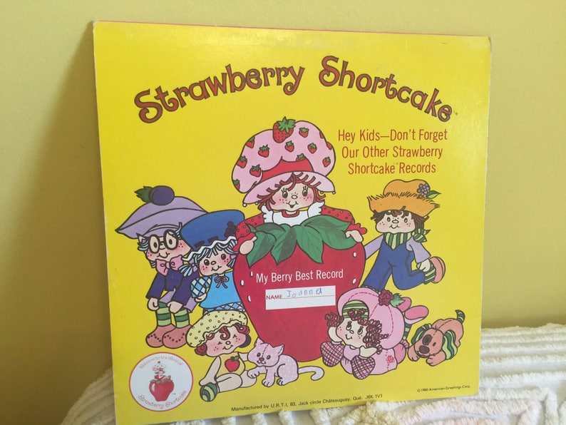 Strawberry Shortcake Big Apple City Vinyl Record album GREAT Etsy