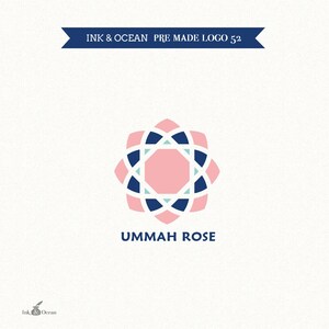Boutique premade logo design for your business -  Arabic, geometric, elegant logo