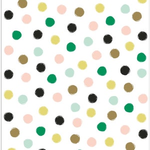 Dot Eid mubarak gift wrap and tag set