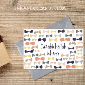 Pack de 5 - cartes de Jazahkhallah Khayr