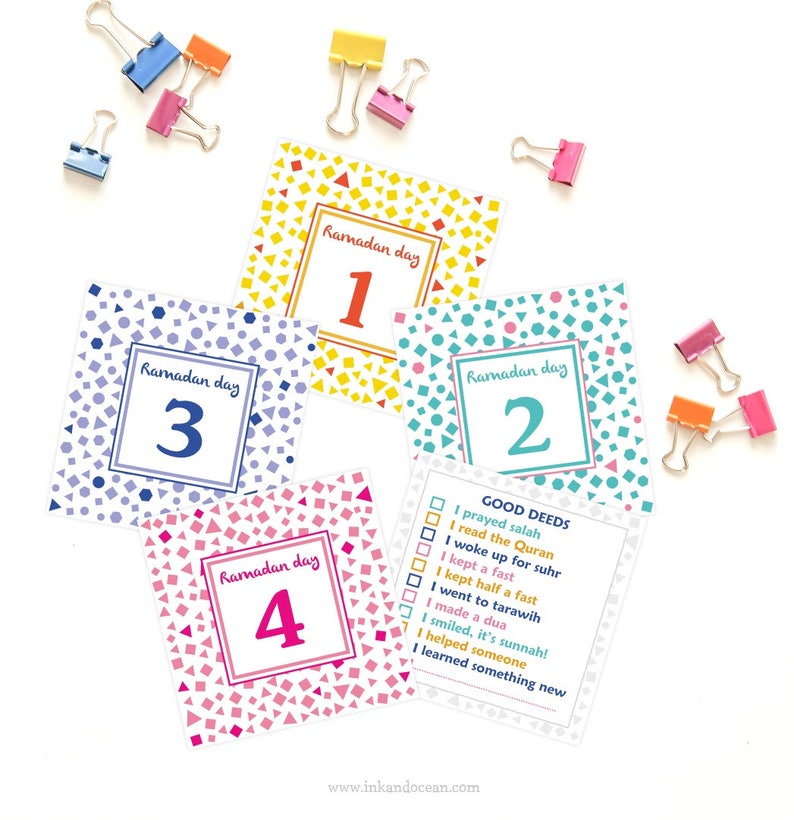 ramadan countdown diy