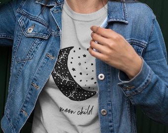 Boho Moon Child T-Shirt