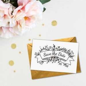Save The Date Wedding Stamp