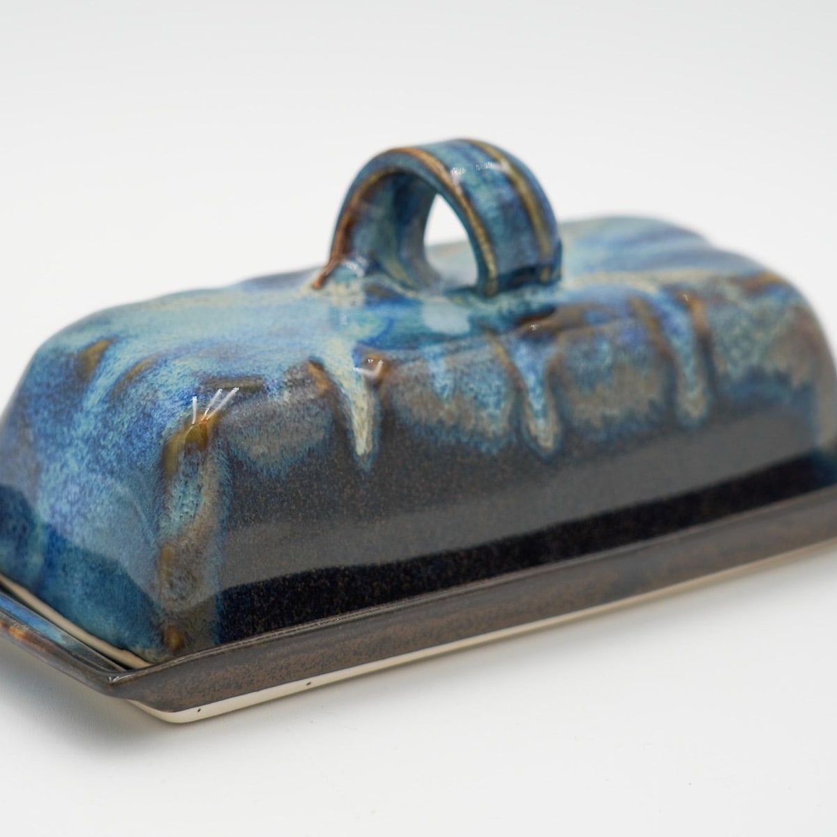 Ceramic Butter Dish: Black
