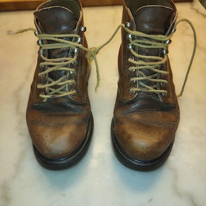 Vintage Red Wing Iron Ranger ankle high boots